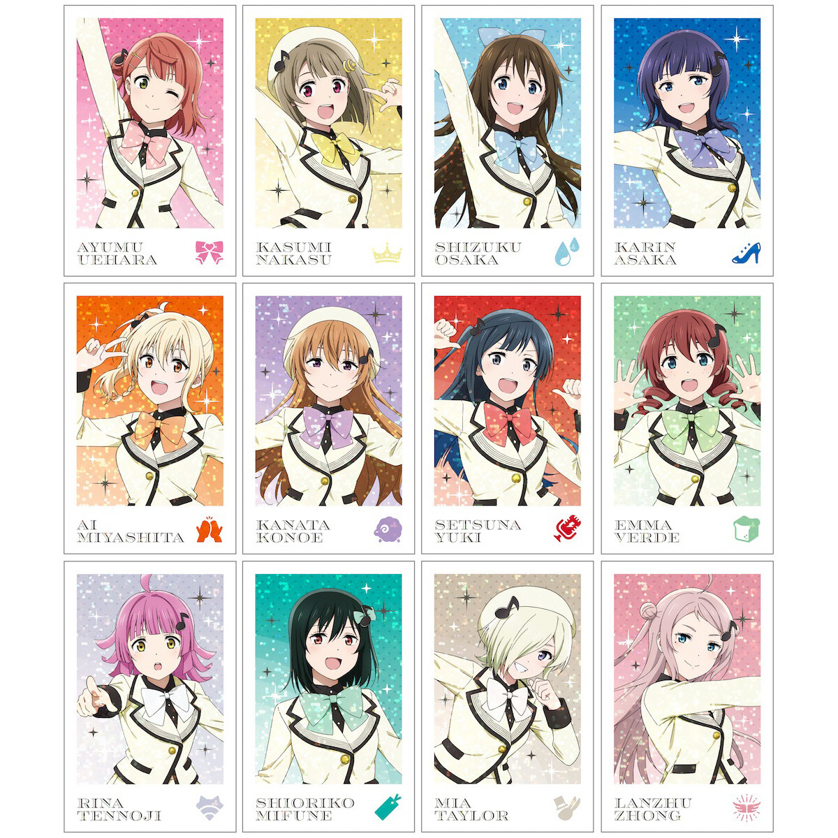 Love Live! Nijigasaki High School Idol Club 5th Live! Where the Rainbow  Blooms Photo-like Glittering Trading Card