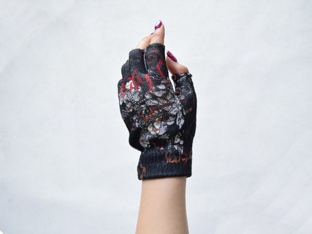 ACDC RAG Punk Samurai Fingerless Gloves - Tokyo Otaku Mode (TOM)