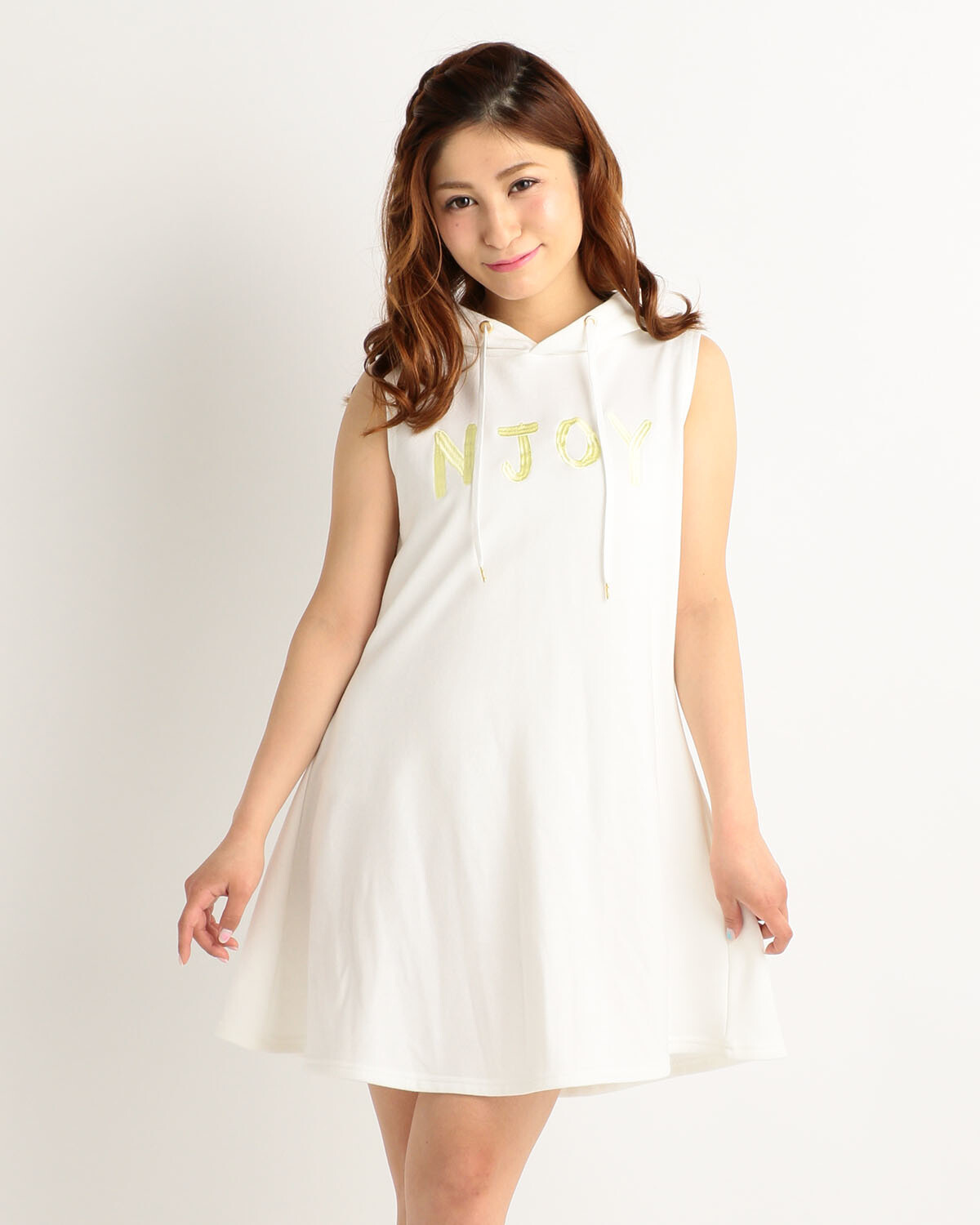 LIZ LISA NJOY Embroidered A-Line Hooded Dress - Tokyo Otaku Mode (TOM)