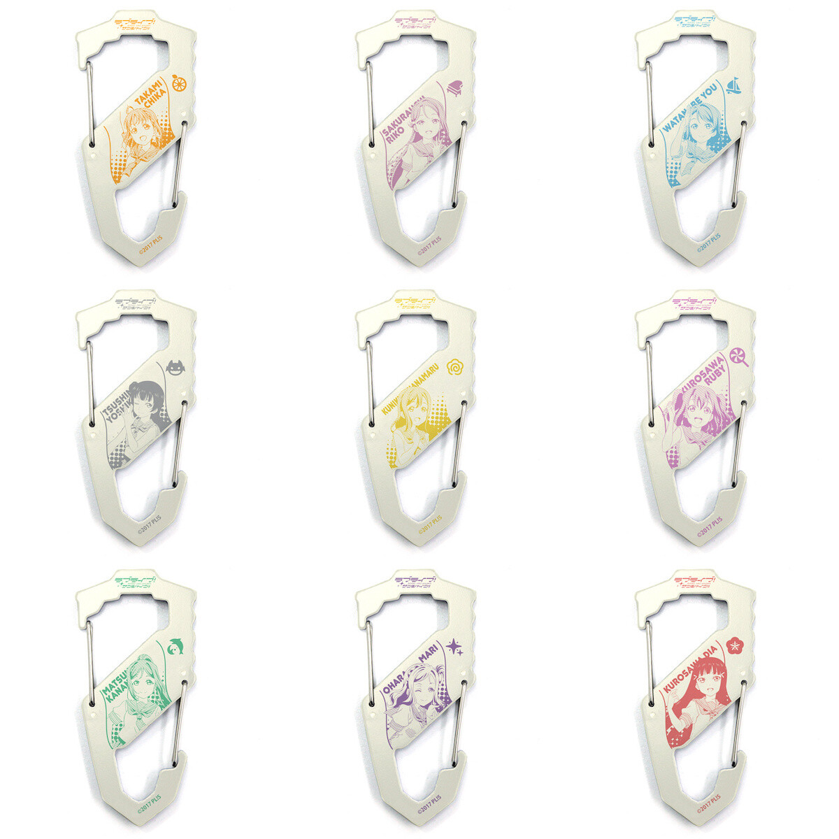 その他 Love Love Live! Character S-Shaped White Carabiner: COSPA - Tokyo Otaku