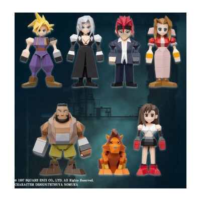 ff7 polygon figures blind box