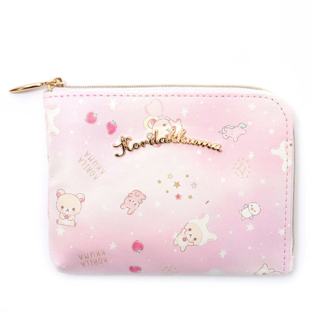 【hug your skin】コリラックマ★Korilakkuma dot card wallet★ Hug Your Skin Korilakkuma Dot Card Wallet on Bunjang Global