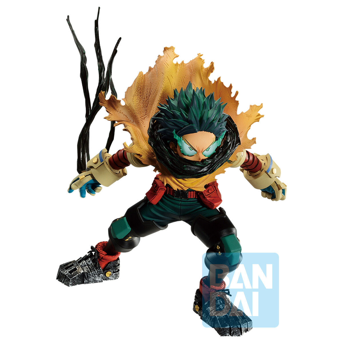 BANDAI Ichibansho Figura Izuku Midoriya (MATE) - My Hero Academia, 15 Cm