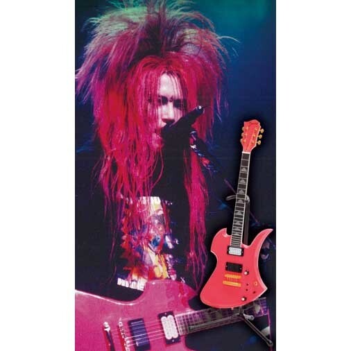 Hide Guitar Collection Official Figure Set Shocking Pink Ver Hide Tokyo Otaku Mode Tom