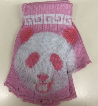 ACDC RAG Pink Panda Fingerless Gloves: ACDC RAG - Tokyo Otaku Mode (TOM)