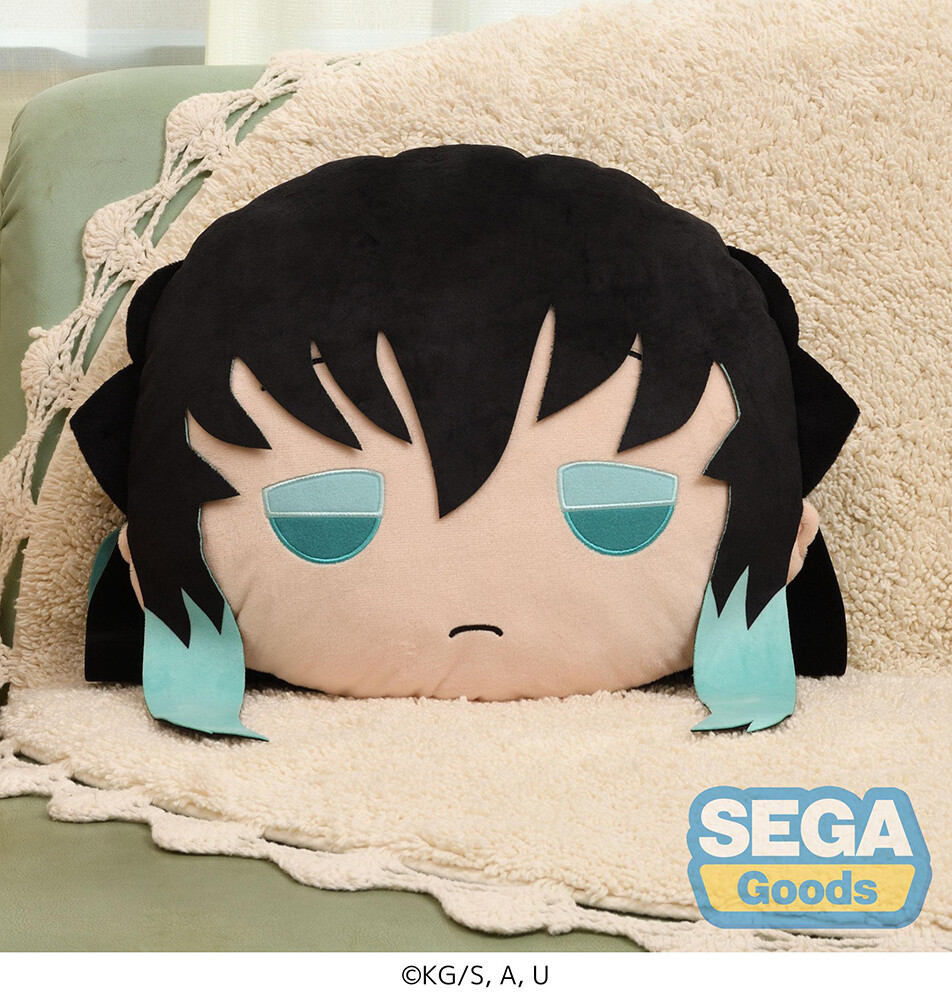 Anime Demon Slayer Short Plush Doll Pillow, Kimetsu no Yaiba, Tokitou  Muichirou, brinquedos fofos, almofada macia