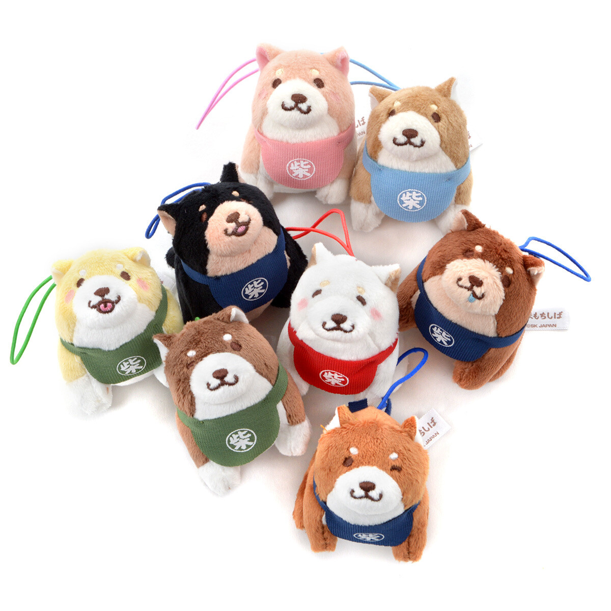 Chuken Mochi Shiba Standing Plush Collection Vol. 3 (Mini Strap