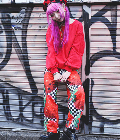 ACDC RAG Checkered Strawberry Pajama Pants - Tokyo Otaku Mode (TOM)