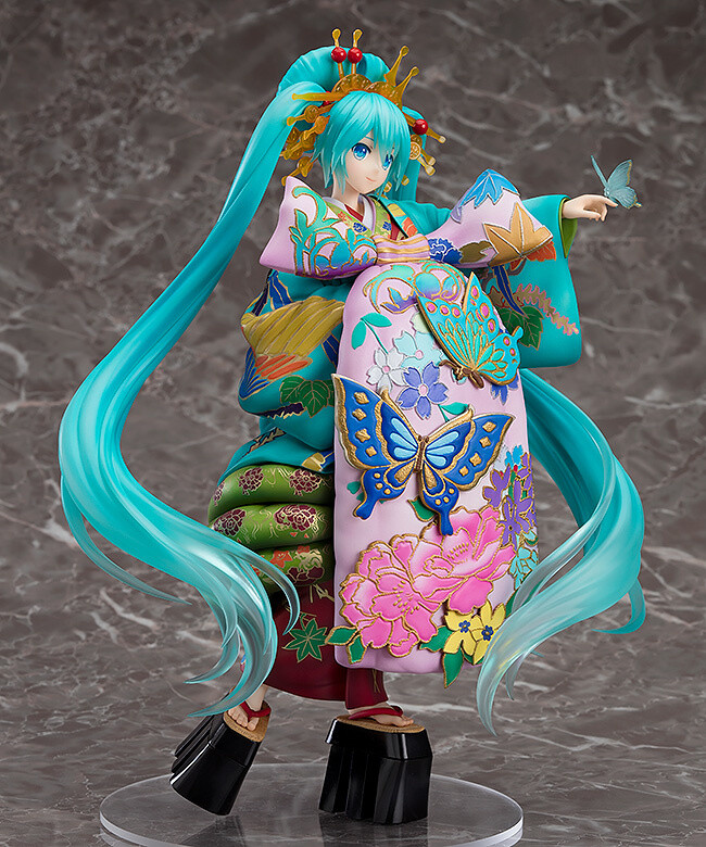 [Hatsune Miku]: Chokabuki Kuruwa Kotoba Awase Kagami Ver. 1/7 Scale ...