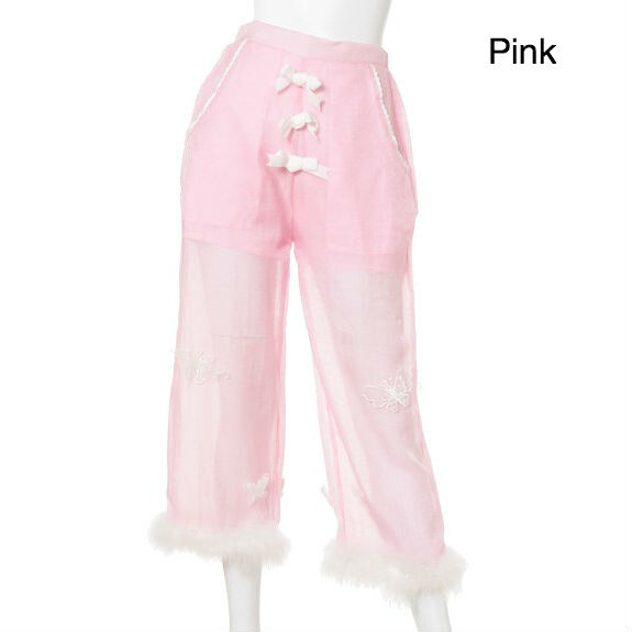 pink butterfly pants