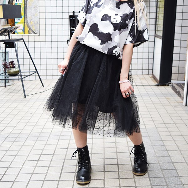 ACDC RAG Long Pannier Skirt: ACDC RAG - Tokyo Otaku Mode (TOM)
