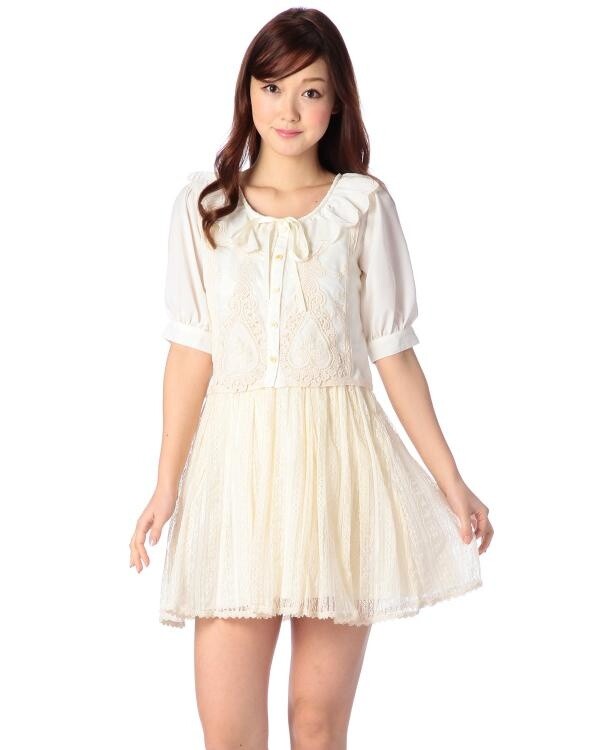 LIZ LISA Shirt & Skirt Effect Dress: LIZ LISA - Tokyo Otaku Mode (TOM)