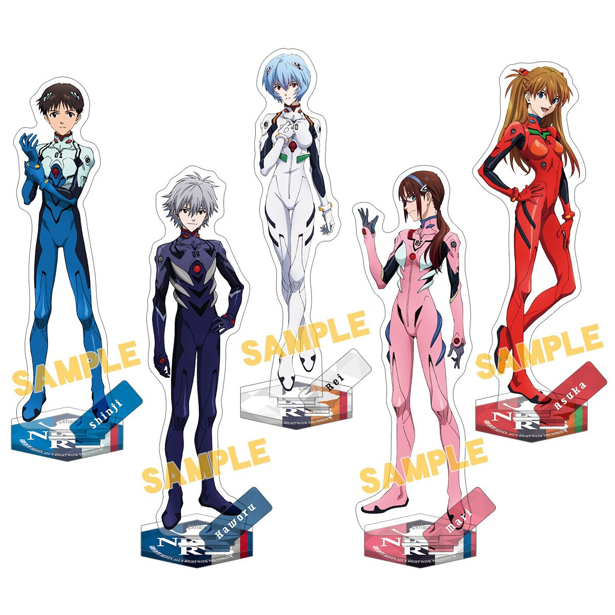 Evangelion Plugsuit 2019 Acrylic Stand Collection Tokyo Otaku Mode (TOM)