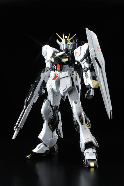MG Nu Gundam Ka Ver. Titanium Finish 1/100th Scale Action Figure