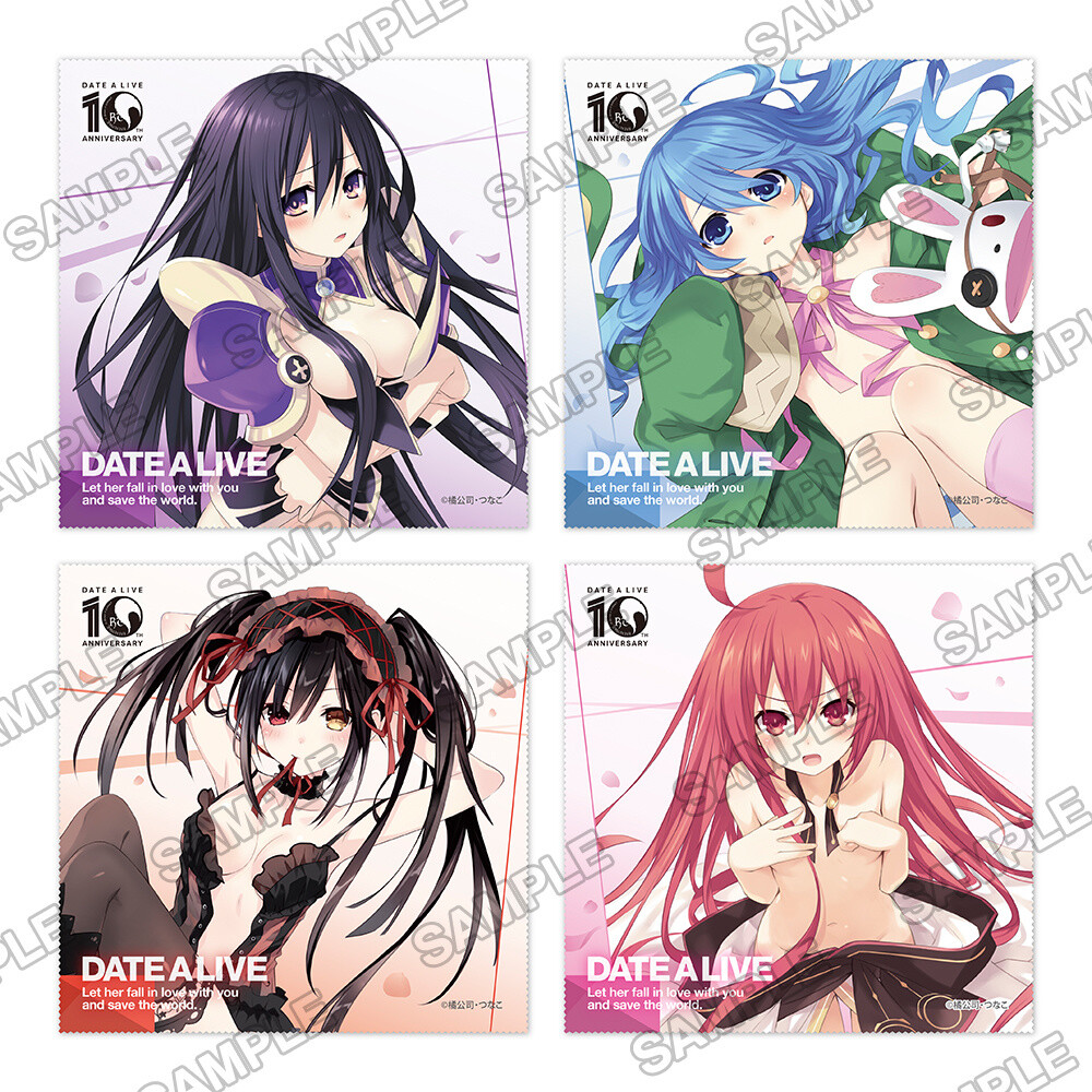 Date A Live 10th Anniversary Memorial Multi Cloth