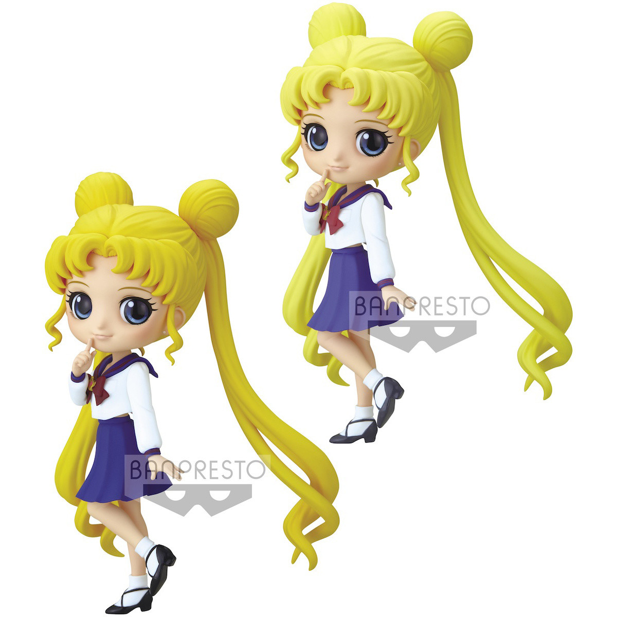 Q posket Sailor Moon Eternal Usagi Tsukino Chibiusa Figure A Color set Qposket