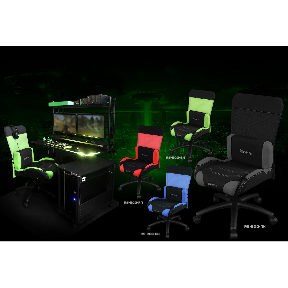 Bauhutte RS200 Gaming Chair: Student Model - Tokyo Otaku Mode (TOM)