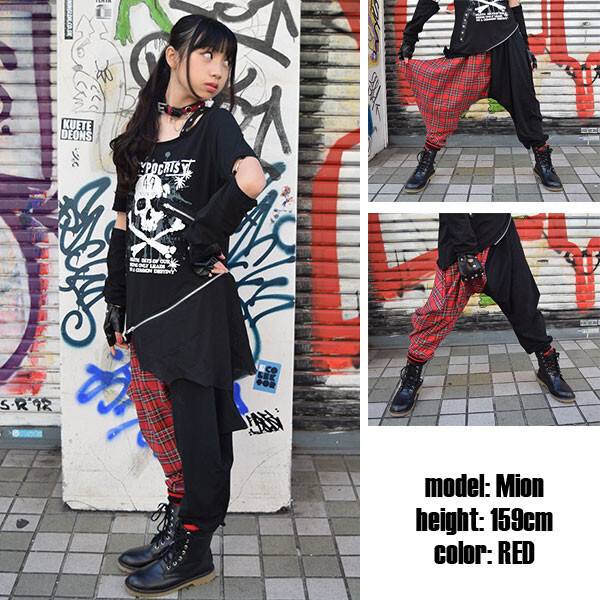 ACDC RAG Asymmetrical Tartan Sarouel Pants: ACDC RAG - Tokyo Otaku Mode ...