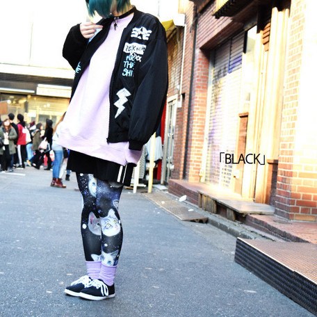 ACDC RAG Cat Leggings: ACDC RAG - Tokyo Otaku Mode (TOM)
