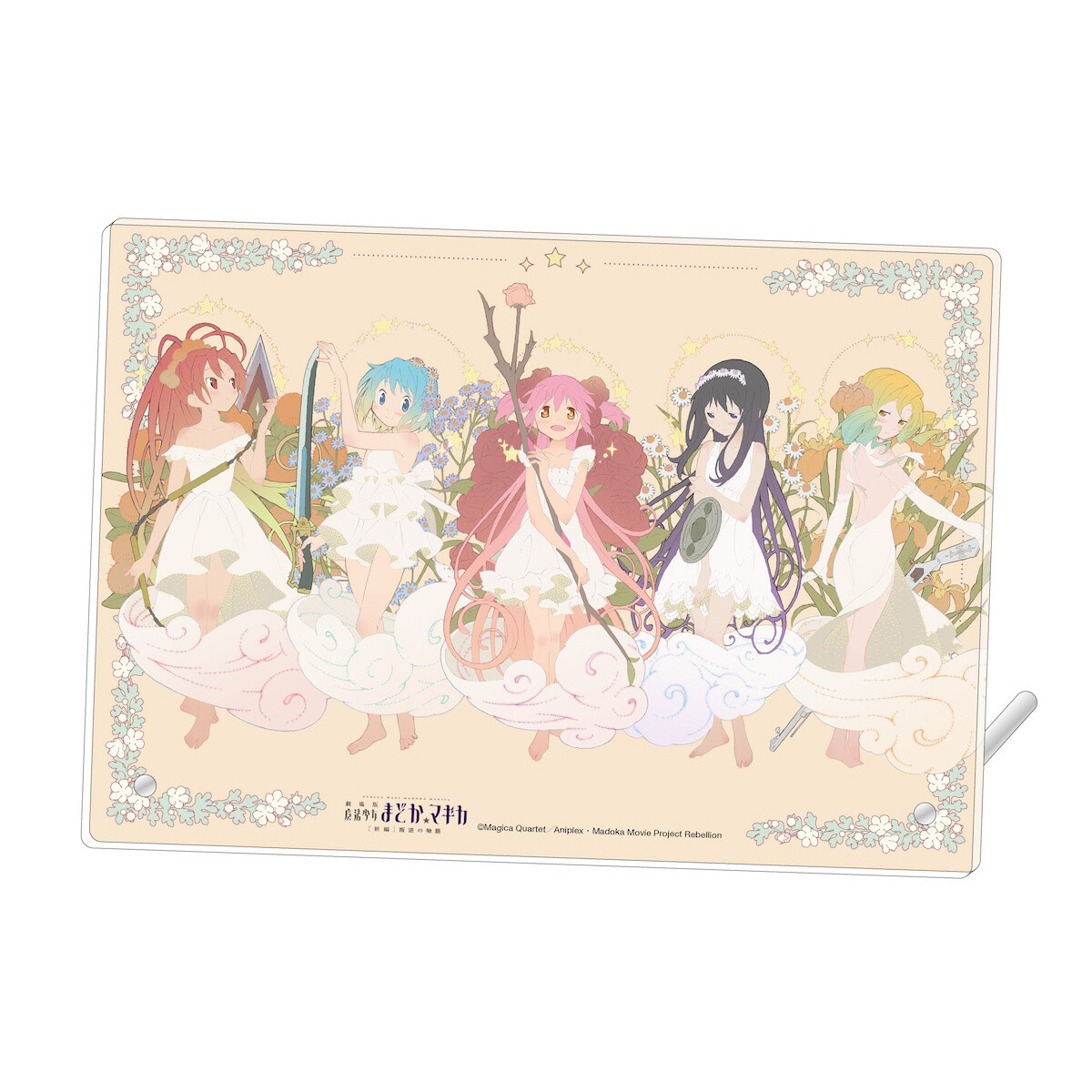 Puella Magi Madoka Magica Acrylic Art Panel Flower Ver. - Tokyo