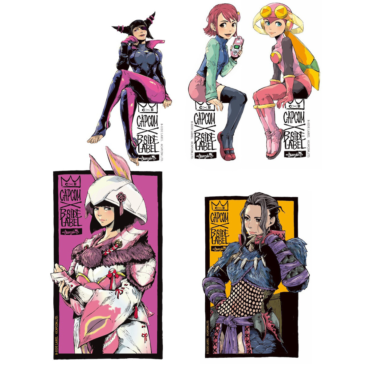 Capcom X B-Side Label Capcom Girls Sticker Collection Vol. 2: Capcom ...