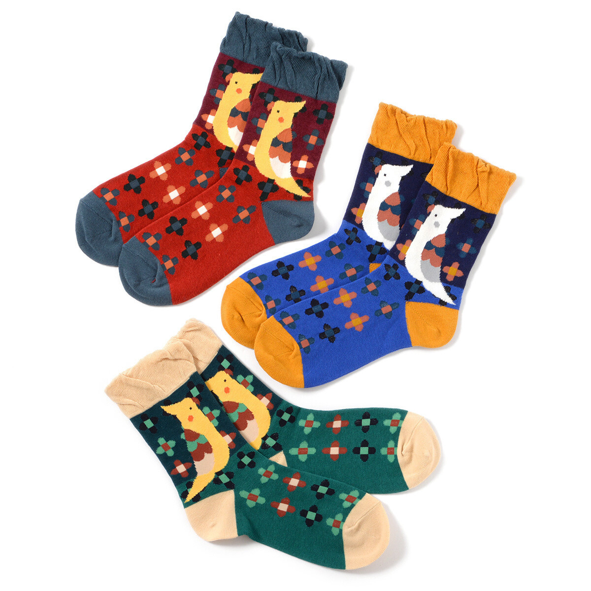 KOTORITACHI Short Crew Cockatiel Socks - Tokyo Otaku Mode (TOM)