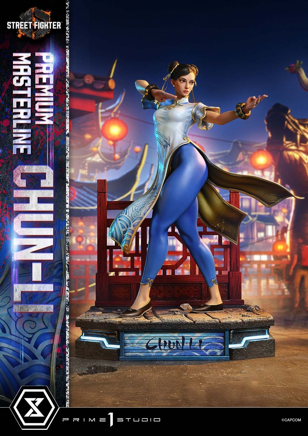 Chun Li String Mode Premium Masterline Street Fighter 6 Chun-Li 1/4 Scale Figure: Prime 1 ...