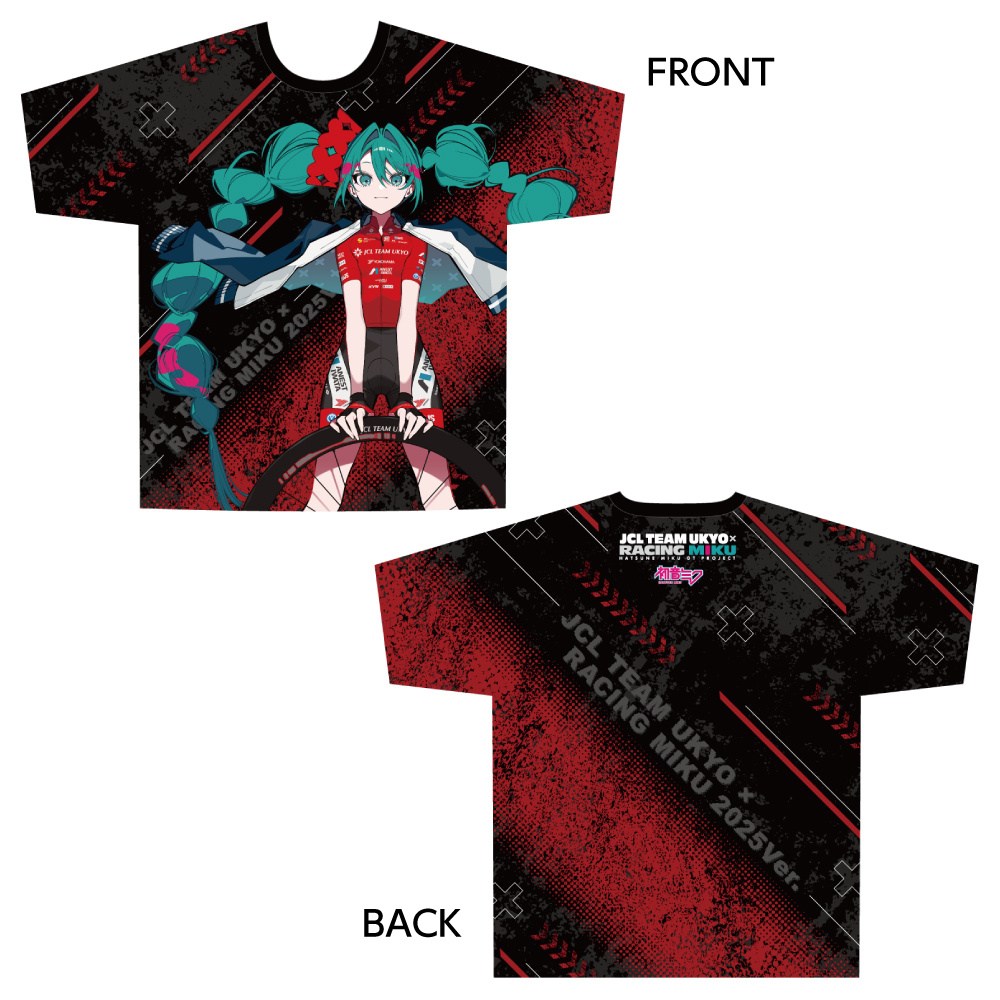 Racing Miku 2025 Jcl Team Ukyo Cheering Ver. Full Graphic T-Shirt