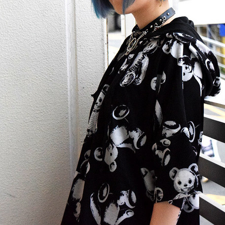 ACDC RAG Teddy Bear Short Sleeve Hoodie - Tokyo Otaku Mode (TOM)