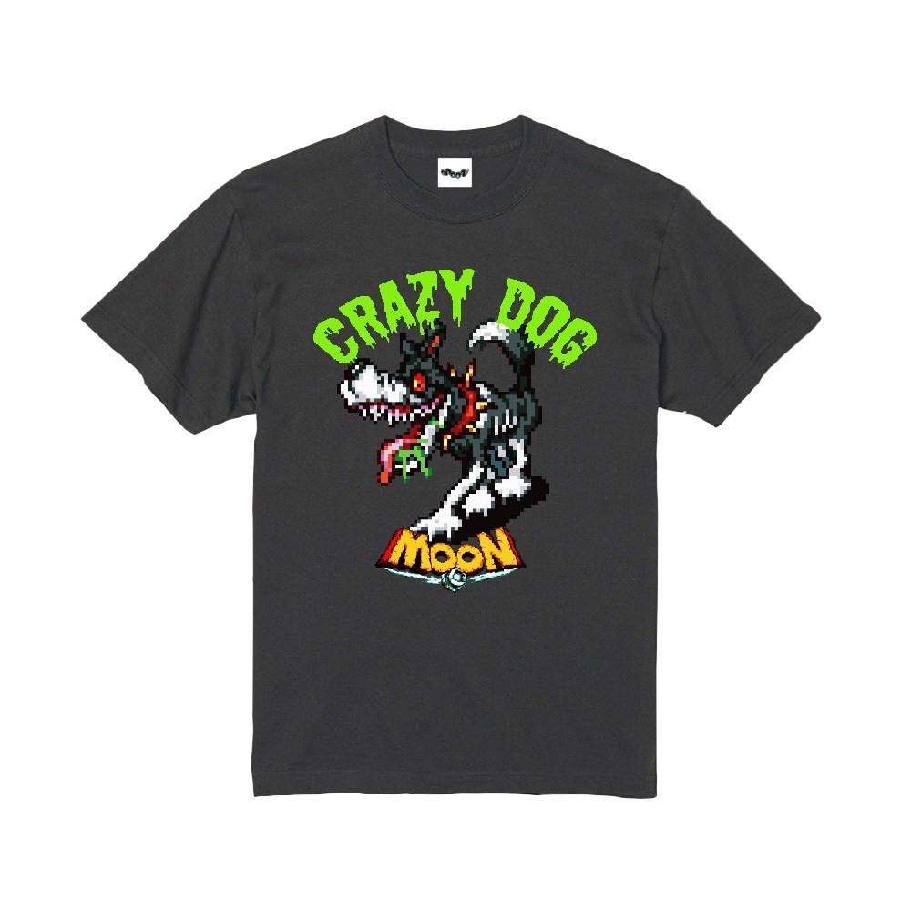 moon CRAZY DOG グラフィックTシャツ moon CRAZY DOG T-Shirt - Tokyo Otaku Mode (TOM)