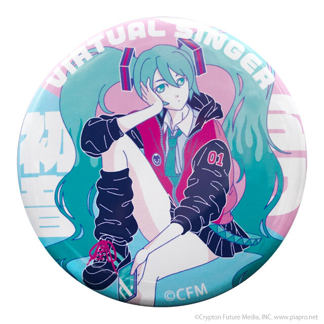 Hatsune Miku x Listen Flavor - 2-way Jersey Hoodie main image 0