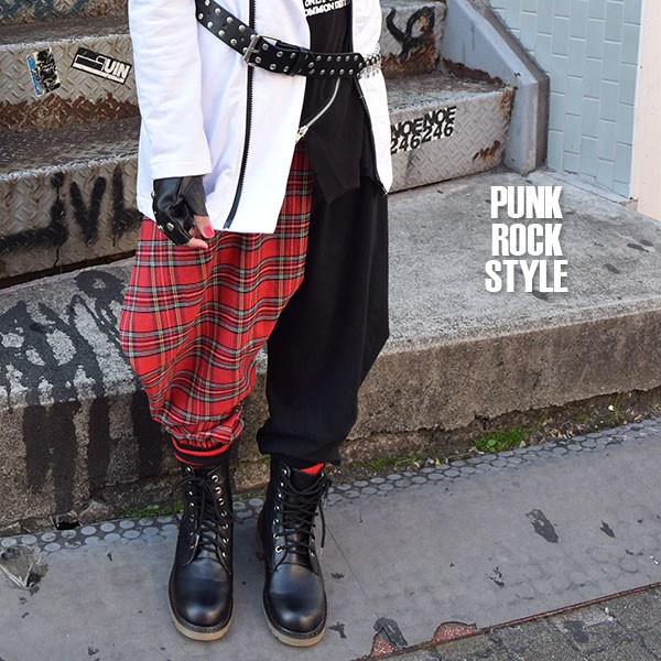 ACDC RAG Asymmetrical Tartan Sarouel Pants: ACDC RAG - Tokyo Otaku Mode ...