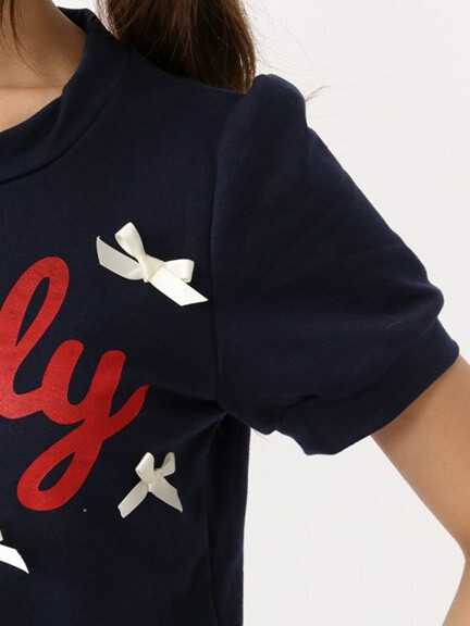 Ank Rouge Candy Logo & Ribbons Fleece-Lined Top - Tokyo Otaku Mode (TOM)