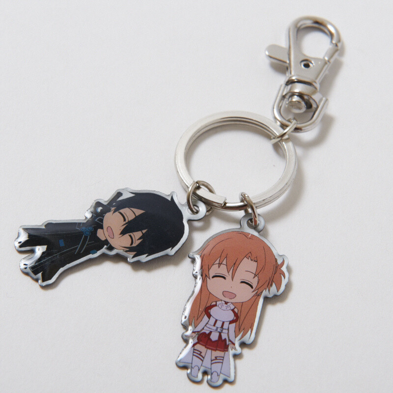 Asuna & Kirito Couples Necklace Matching Necklaces or Keyring