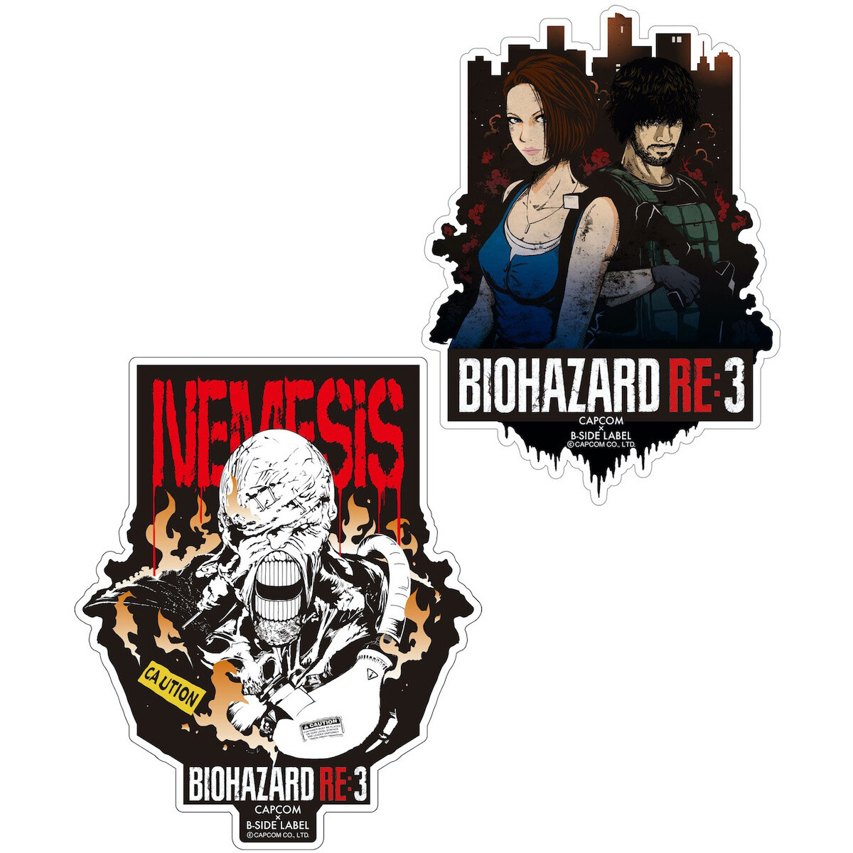 Capcom Biohazard B Side Label Art Jill Valentine Resident Evil 3 Sticker Japanese Anime Newsbreathe Other Anime Collectibles