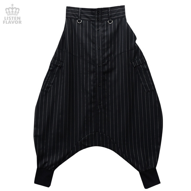 LISTEN FLAVOR Drape Sarouel Pants w/ Suspenders: Listen Flavor - Tokyo ...