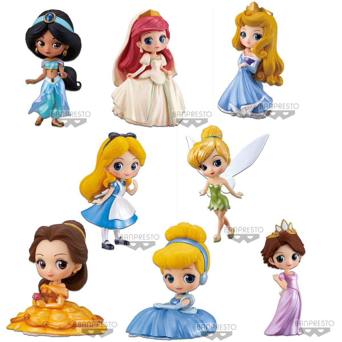 Q Posket Disney Characters Petit Cinderella Figure Banpresto Qposket from Japan