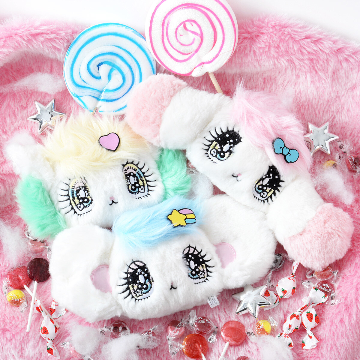 Peropero Sparkles Plush Face Pass Cases: Yurie Sekiya - Tokyo Otaku ...