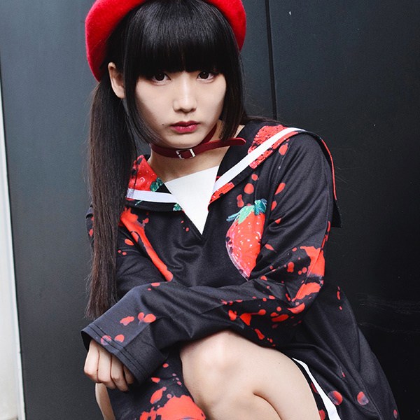 ACDC RAG Bloody Strawberry Long Sleeve Sailor Top - Tokyo Otaku Mode (TOM)