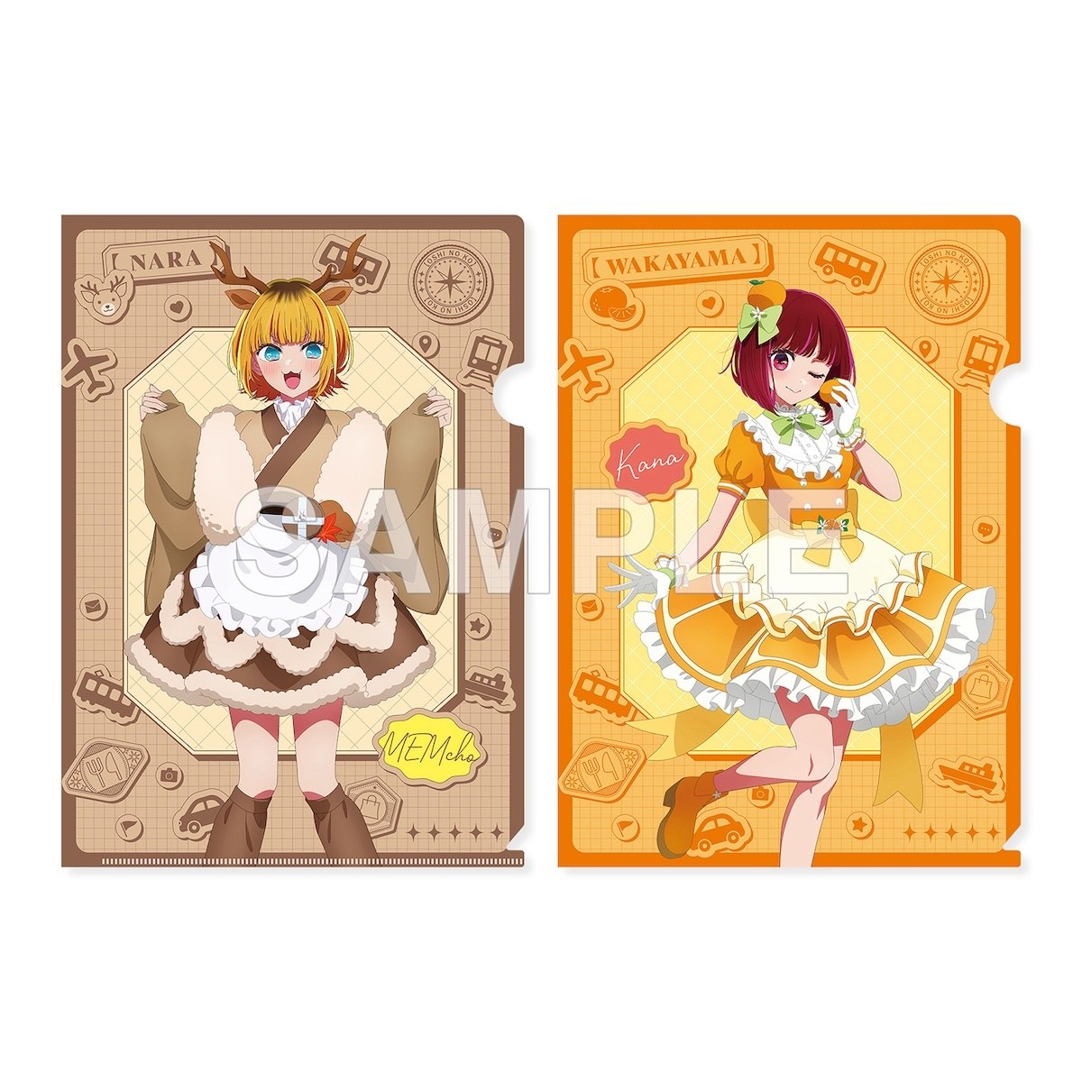 Oshi no Ko [47 Todofuken no Ko] Clear File Set Mem-Cho (Nara