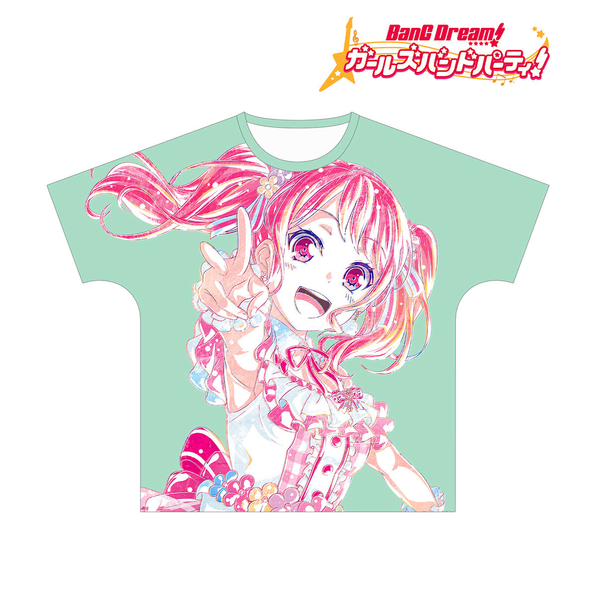 CDJapan : BanG Dream! Girls Band Party! CHU2 Ani-Art Full Graphic T-shirt  Unisex Vol.3 L Collectible