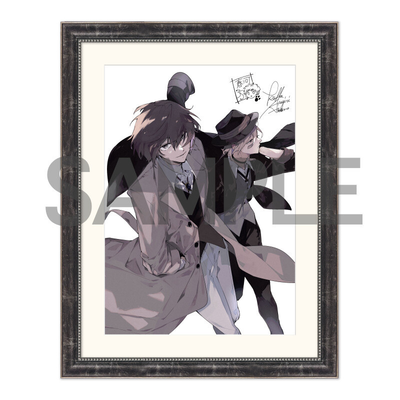 Bungo Stray Dogs Color Art Print with Printed Autographs [F
