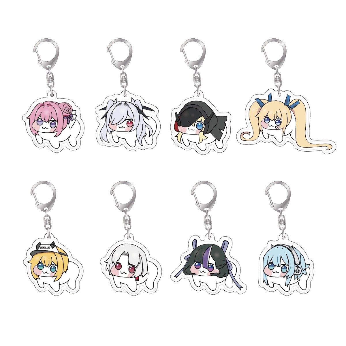 Goddess of Victory: Nikke Doro Pukkuri Acrylic Keychain Box Set