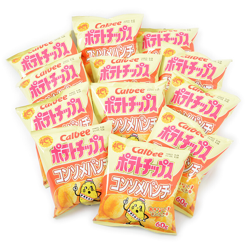 Consommé Punch Flavored Potato Chips Bulk Set