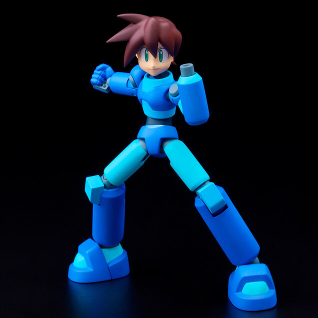 bandai shokugan mega man action 66 rock man volnutt with servbot action figure