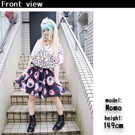 ACDC RAG Eyeball Flared Skirt - Tokyo Otaku Mode (TOM)