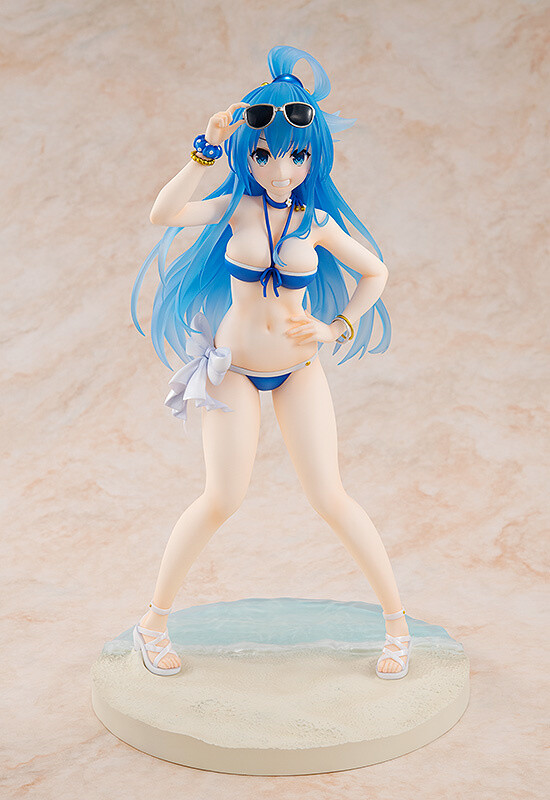 KonoSuba Aqua Light Novel Swimsuit Ver. Figure KADOKAWA Tokyo