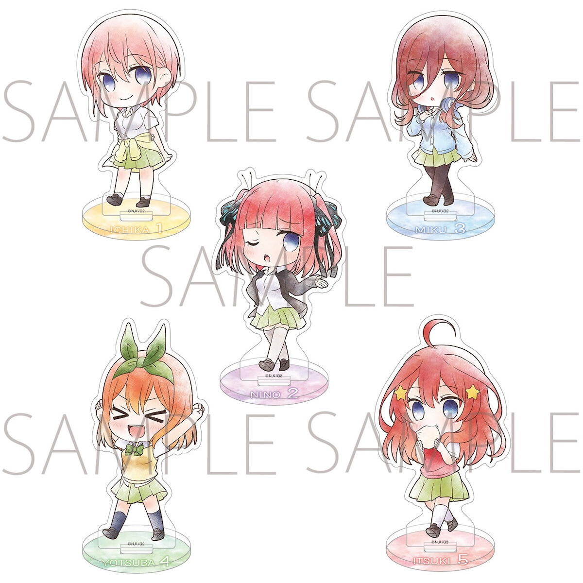 CDJapan : The Quintessential Quintuplets Mini Acrylic Stand Design 15  (Itsuki Nakano / C) Collectible