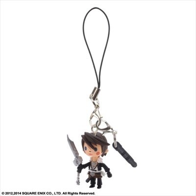 Kingdom Hearts Cloud Strife Avatar Phone Charm