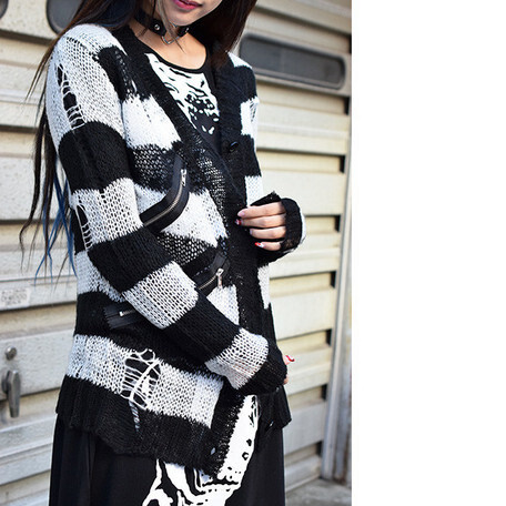 ACDC RAG Striped Cardigan - Tokyo Otaku Mode (TOM)